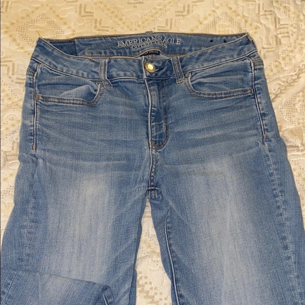 AMERICAN EAGLE SUPER STRETCH JEGGING 8Long